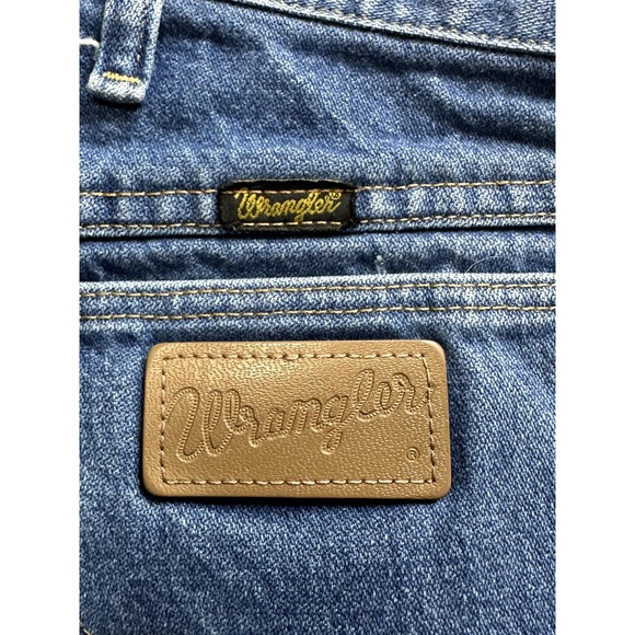 Wrangler 13MWZ Jeans Mens 36x32 Blue Denim Western Cowboy Bootcut USA Style - Picture 7 of 14